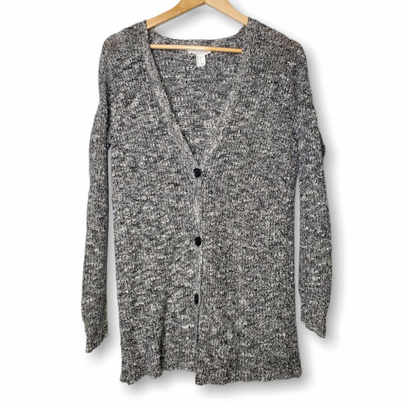 Forever 21 Oversized Button Front Cardigan Gray S - Picture 1 of 6